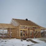 All I joist set in 3 hours.  Keep in mind the majority of this project is being done with 2 - 3  part-time people. December 27,2012