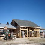 Finished the roof 1/26/13!  THANK YOU to Bro Les, Bro Wayne, Hubby Chuck - you guys are amazing. Building is looking awesome.